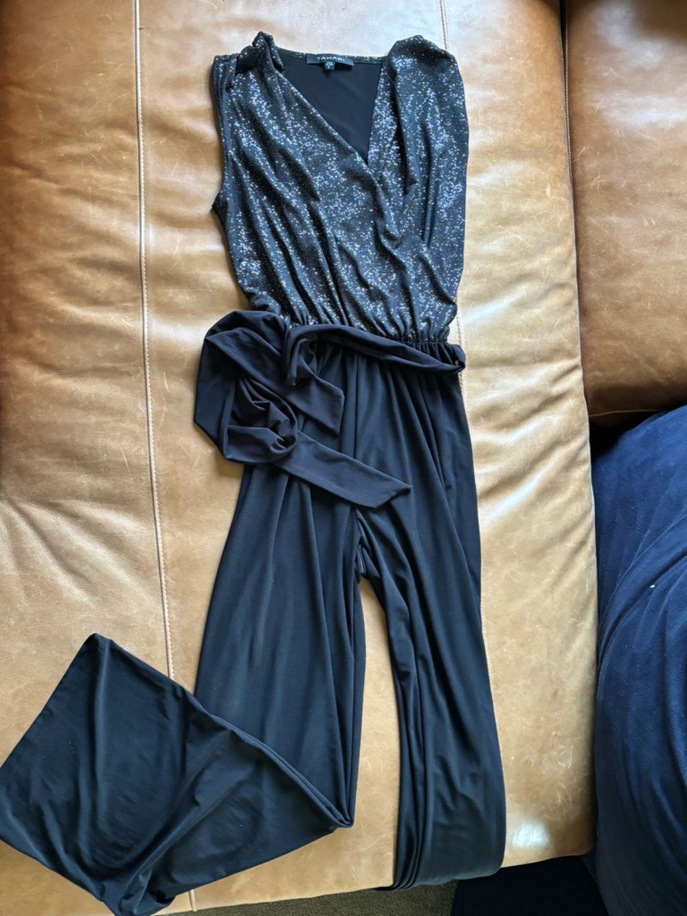 Tahari Black Sparkle Evening Jumper